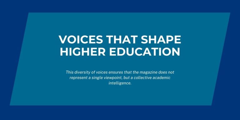 Voices That Shape Higher Education